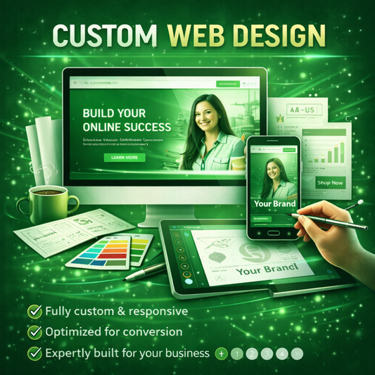 Custom Web Design - SR Solutions