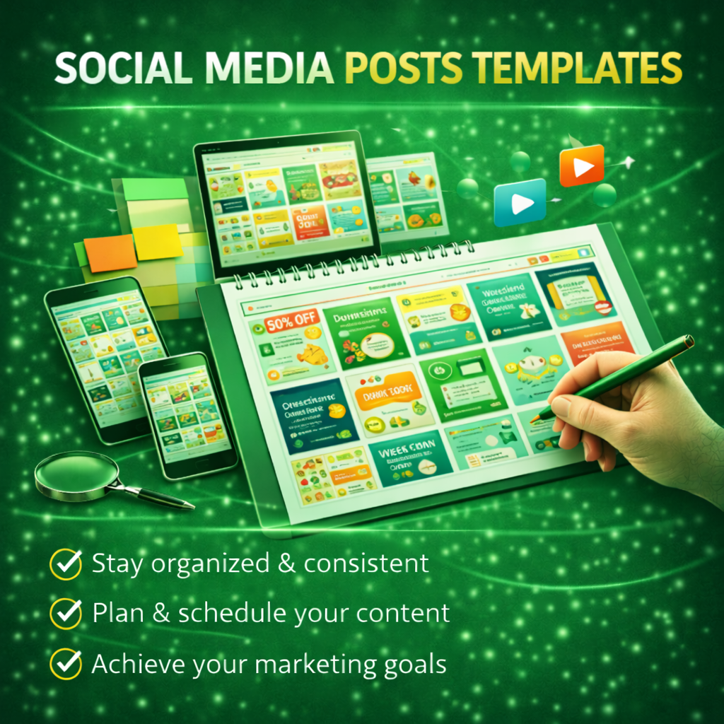 Social Media Posts Templates - SR Solutions